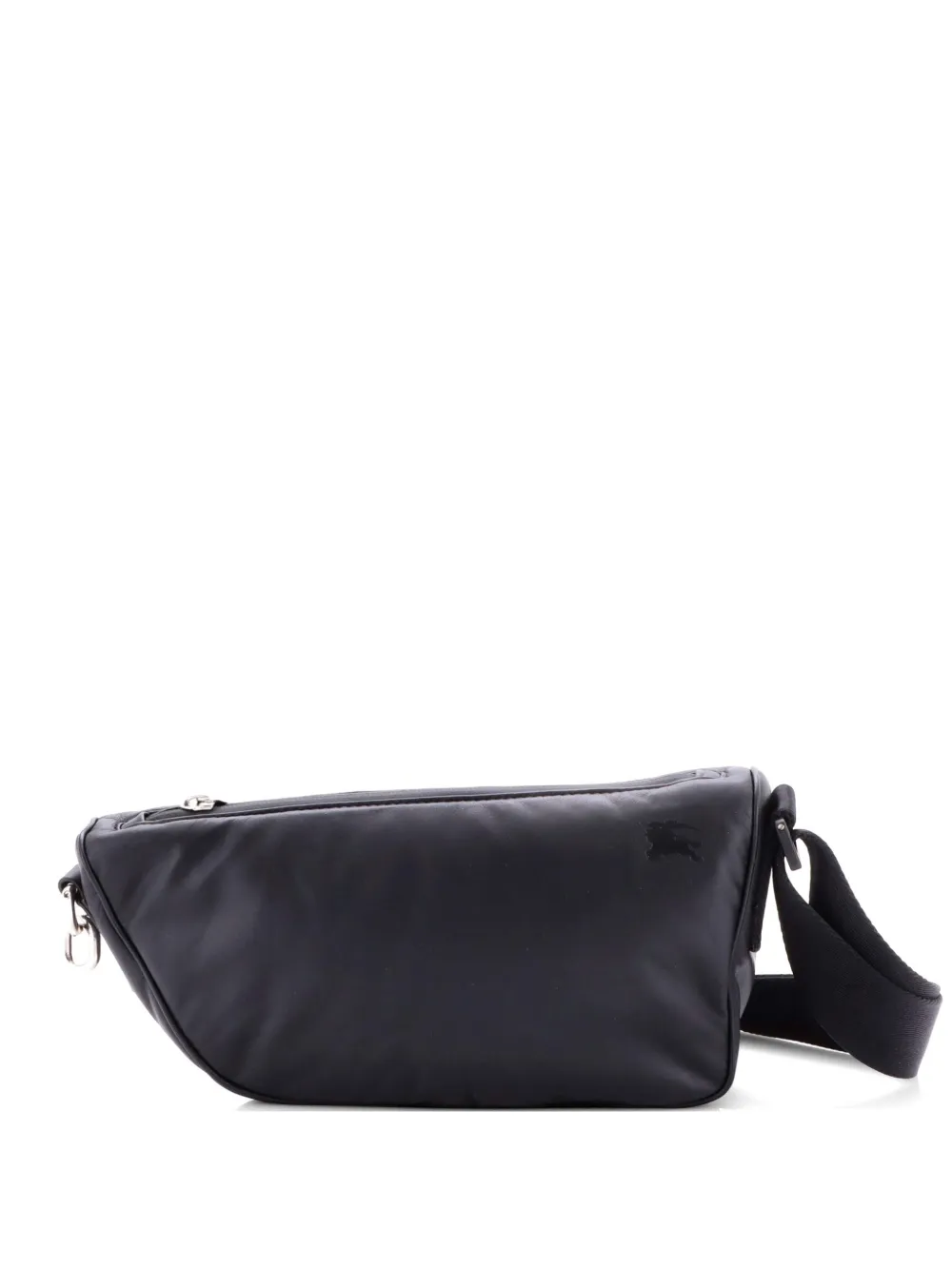 Burberry Pre-Owned Shield Messenger Bag Leather Medium crossbody bag - Nero