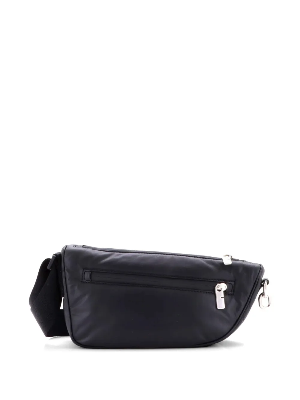 Shield Messenger Bag Leather Medium Crossbody Bag