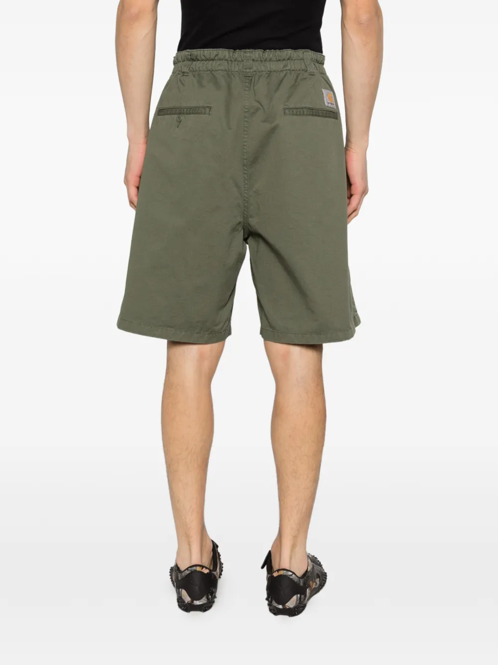 Carhartt WIP Geplooide shorts Groen