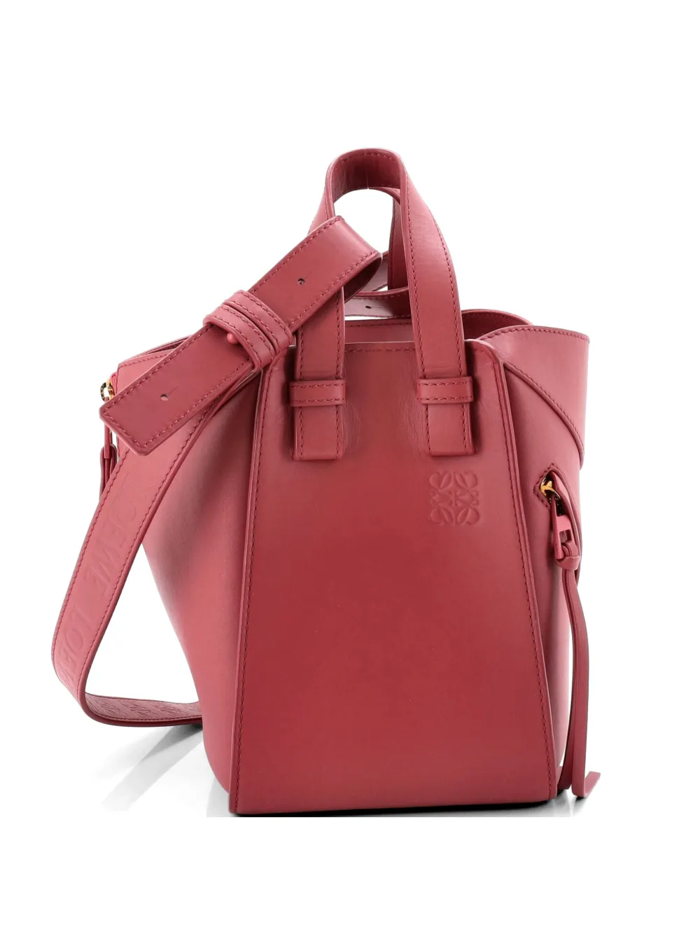 Loewe Pre-Owned Hammock Nugget Bag Leather Small crossbody bag - Rosa