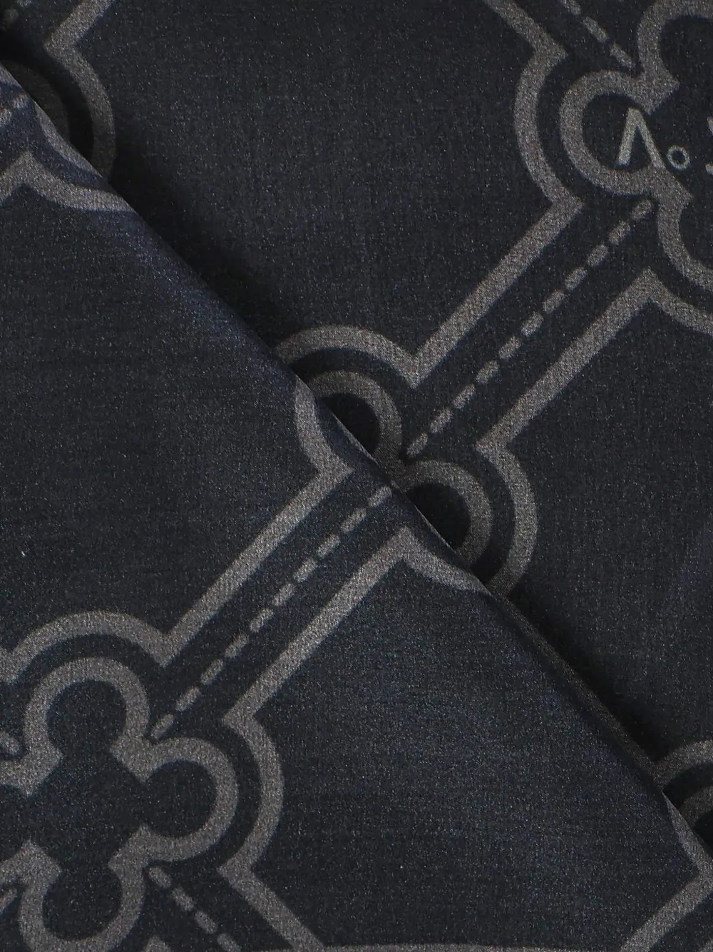  V°73 Geometric-pattern Scarf - Black 