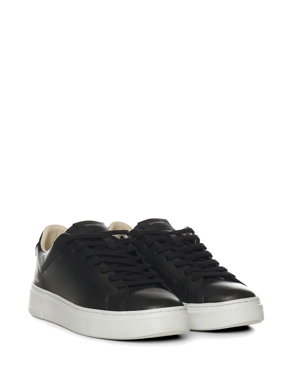 Crime London Extralight leren sneakers Zwart