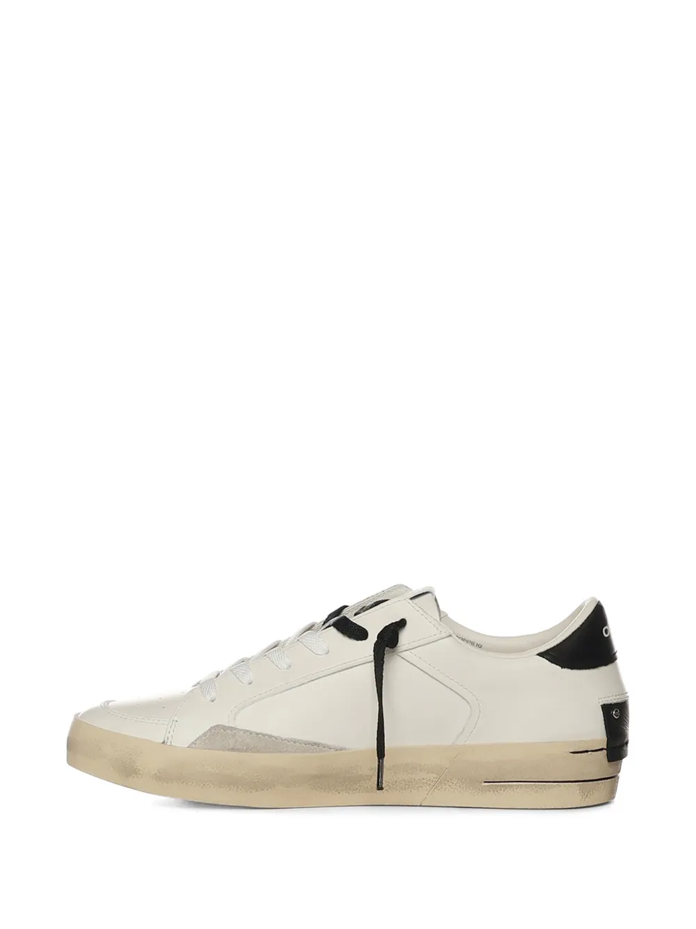 Crime London SK8 Deluxe leren sneakers Beige
