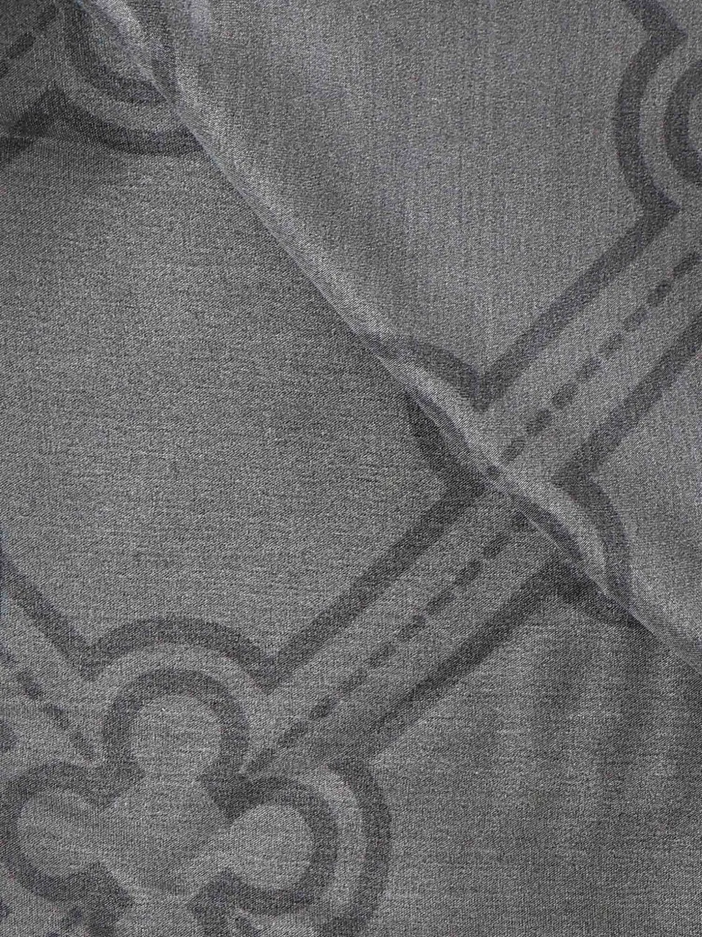  V°73 Geometric-pattern Scarf - Grey 
