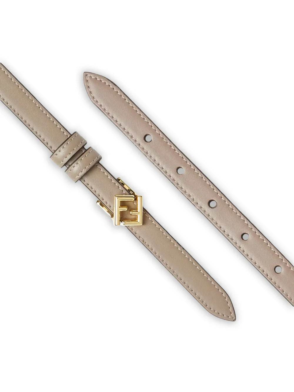  Fendi Ff-buckle Belt - Neutrals 