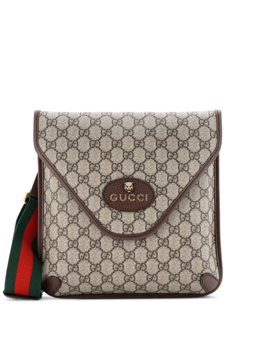 Gucci Pre-Owned Neo Vintage Envelope Messenger GG Coated Canvas Medium crossbody bag - Marrone
