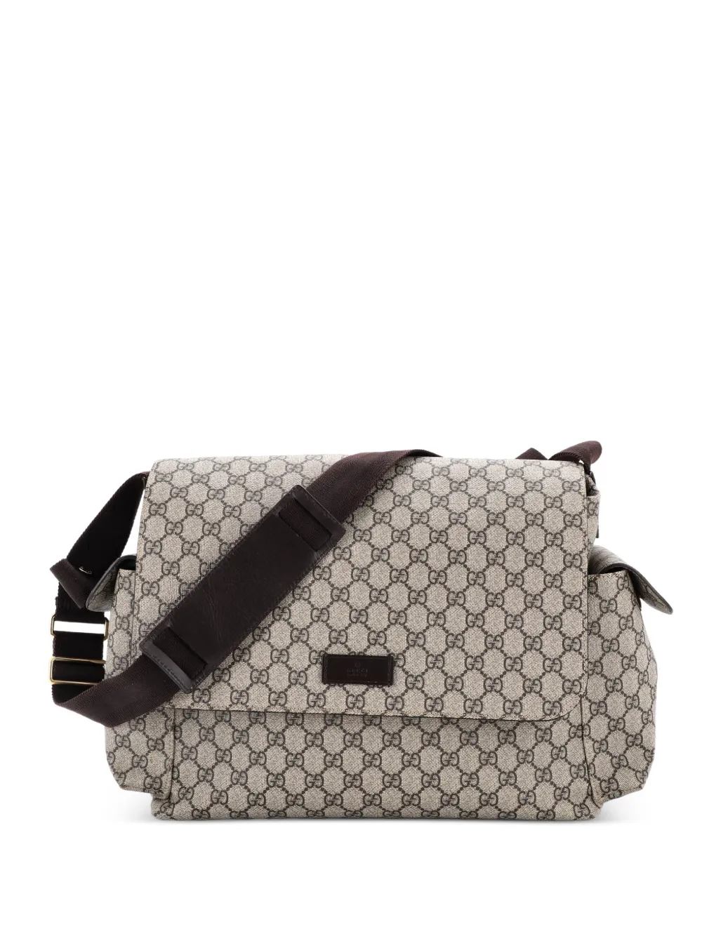 Gucci Pre-Owned Diaper Bag GG Coated Canvas crossbody bag - Marrone