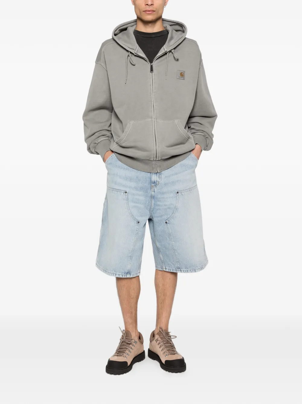 zip-fastening Hoodie