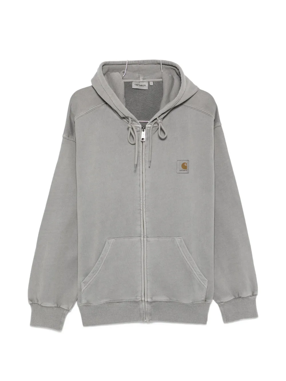 Carhartt WIP zip-fastening hooded sweatshirt - Grigio