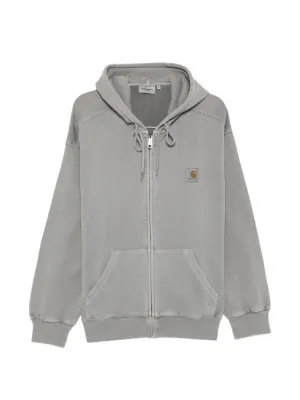 Ader Error Trs Tag zip-up Hoodie | Grey | FARFETCH