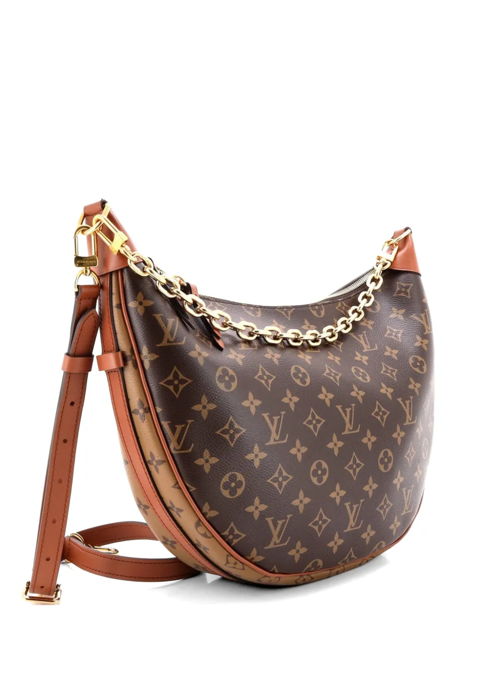 Louis Vuitton Pre-Owned Loop Reverse Monogram Canvas hobo bag - Brown