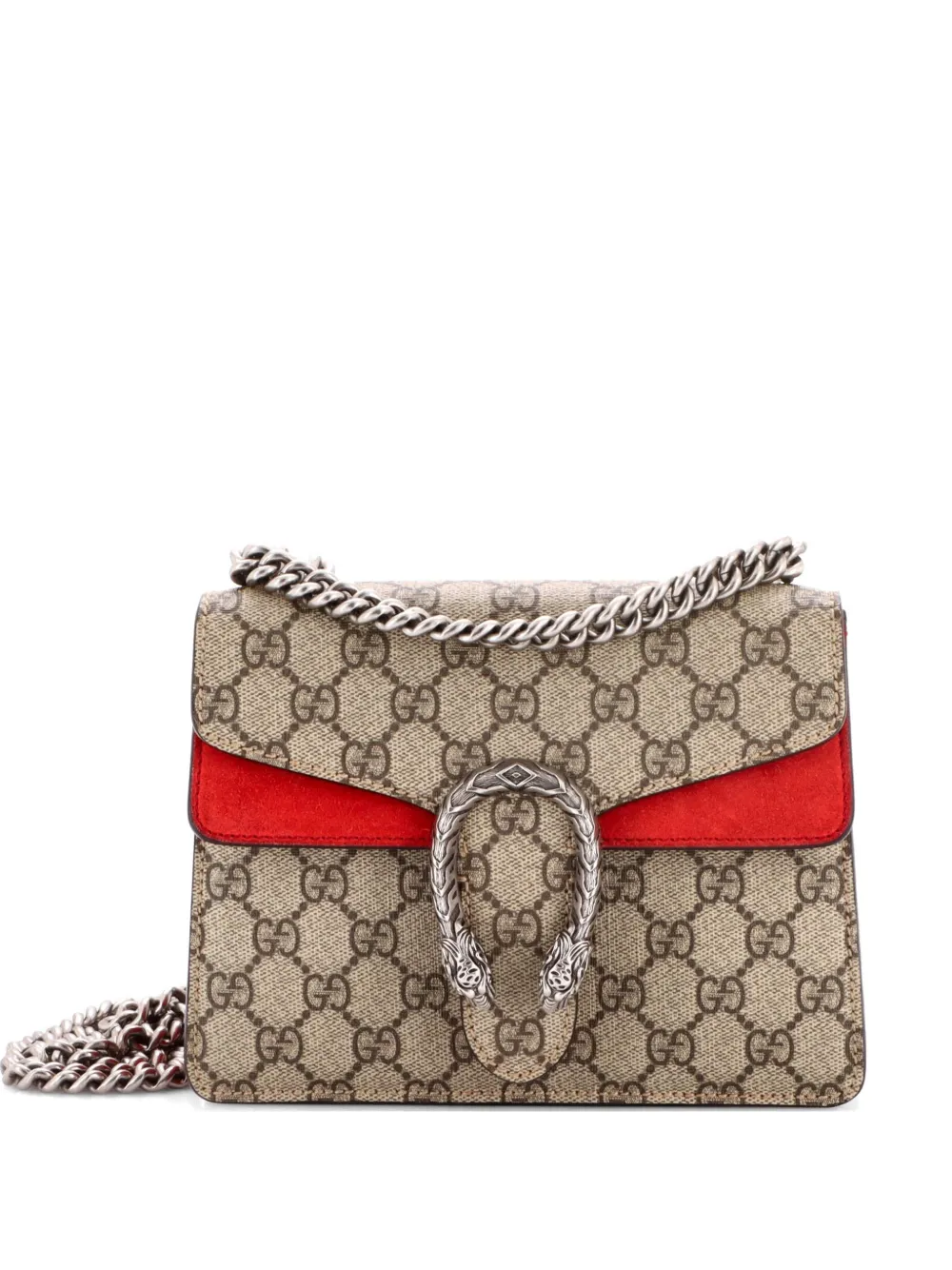 Gucci Pre-Owned Dionysus Bag GG Coated Canvas Mini crossbody bag - Marrone