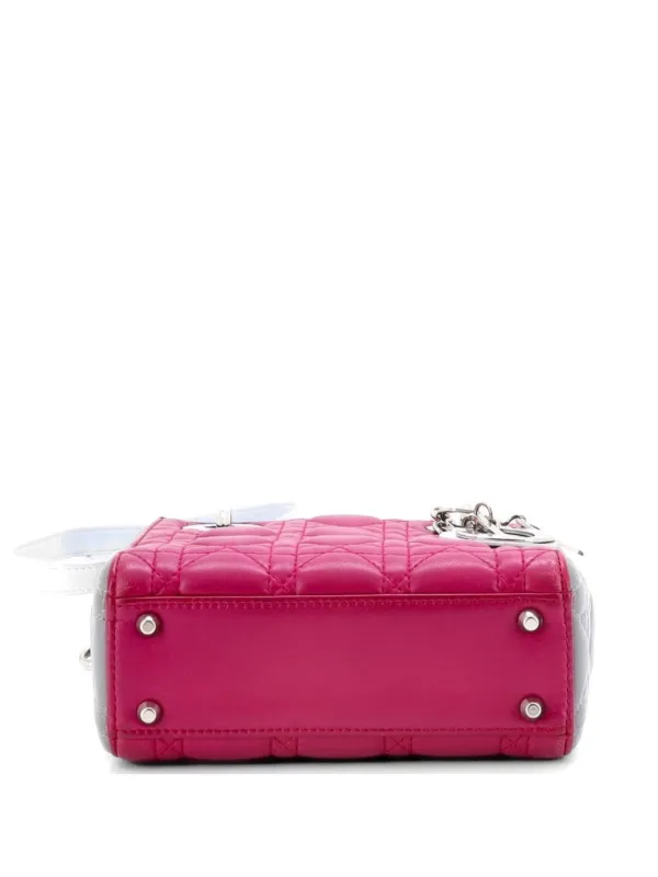 Christian Dior Pre-Owned トリカラー レディ ディオール カナージュ