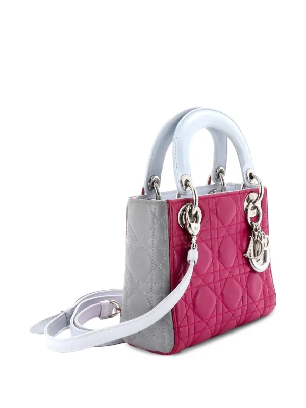 Christian Dior Pre-Owned トリカラー レディ ディオール カナージュ