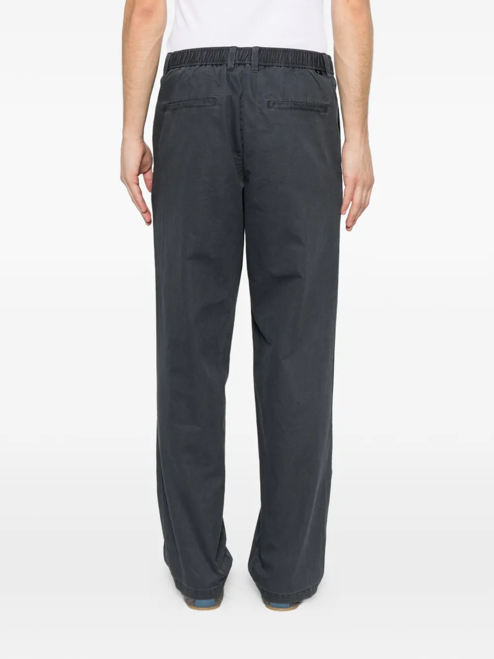 SAMSOE Broek met elastische taille Zwart
