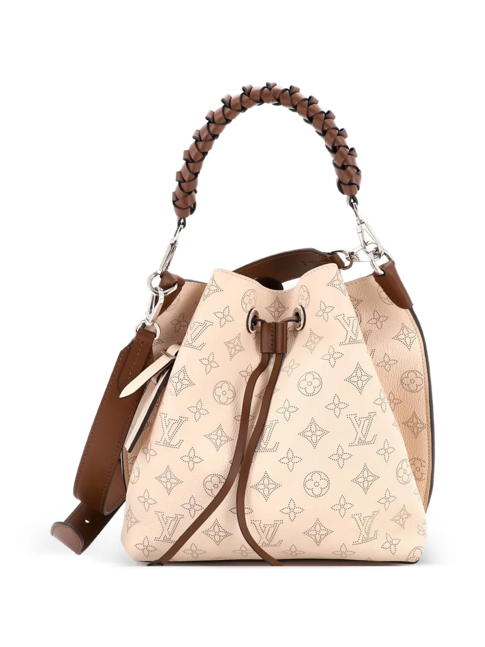 Louis Vuitton Pre-Owned Muria Mahina Leather bucket bag - Toni neutri