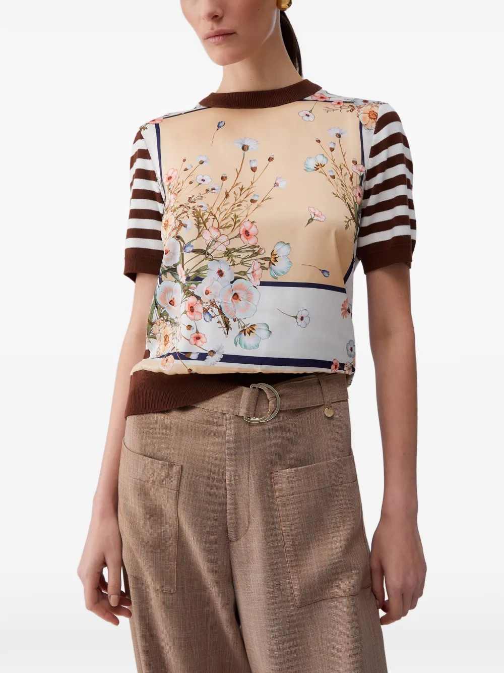  Liu Jo Top Estampado - Neutro 