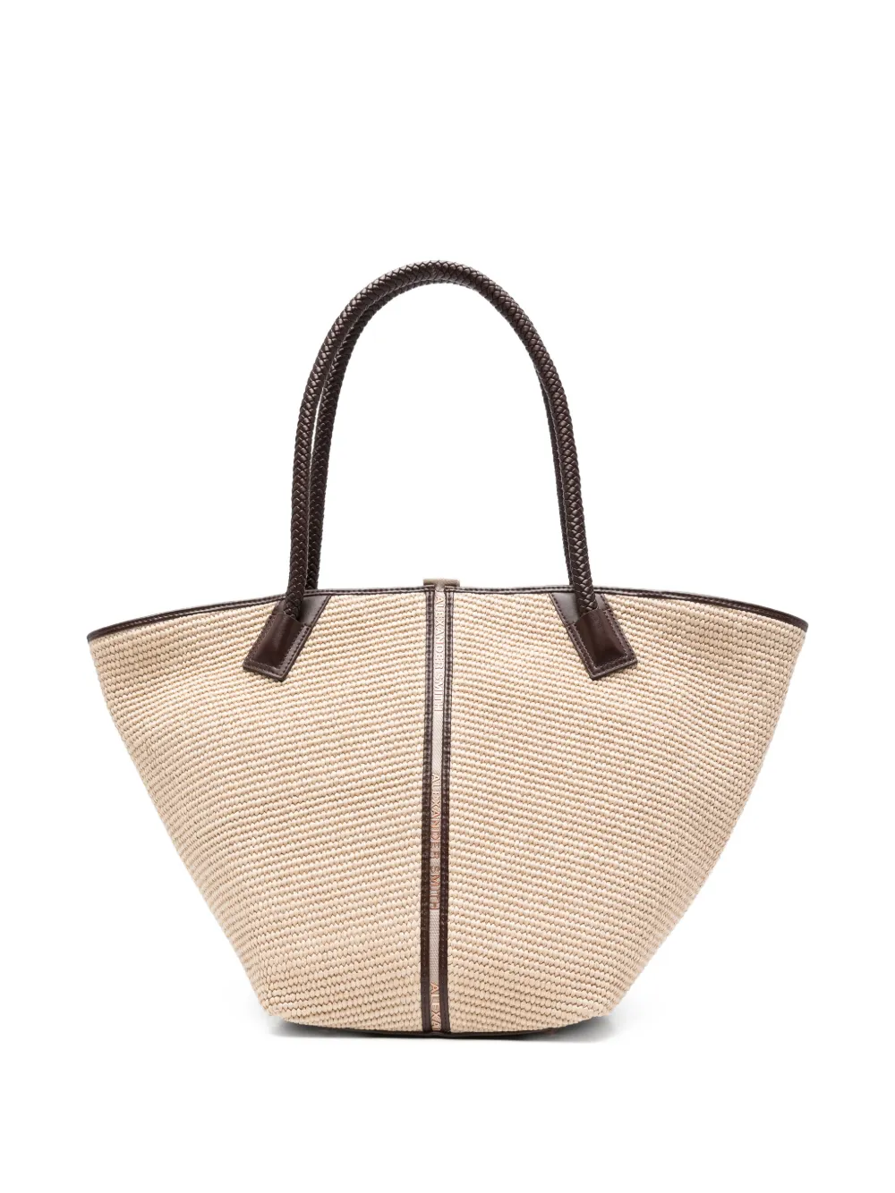 Alexander Smith Lauren braided-handle tote bag - Toni neutri