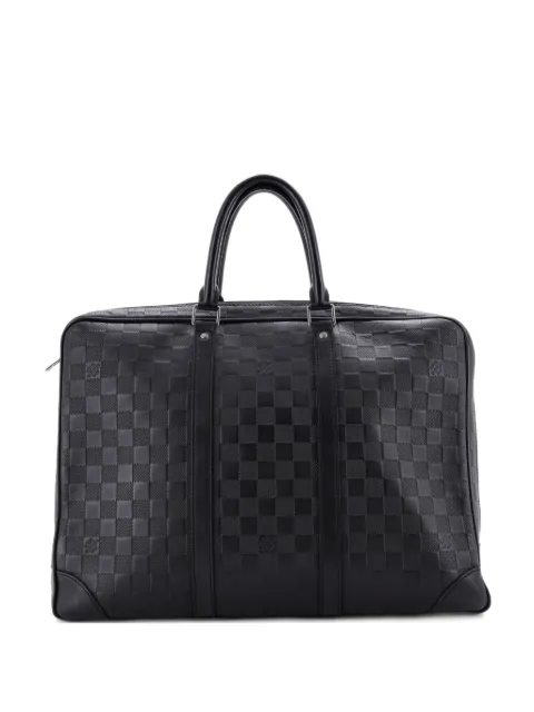 Louis Vuitton Pre-Owned Porte-Documents Voyage PM Aktentasche aus Damier Infini-Leder