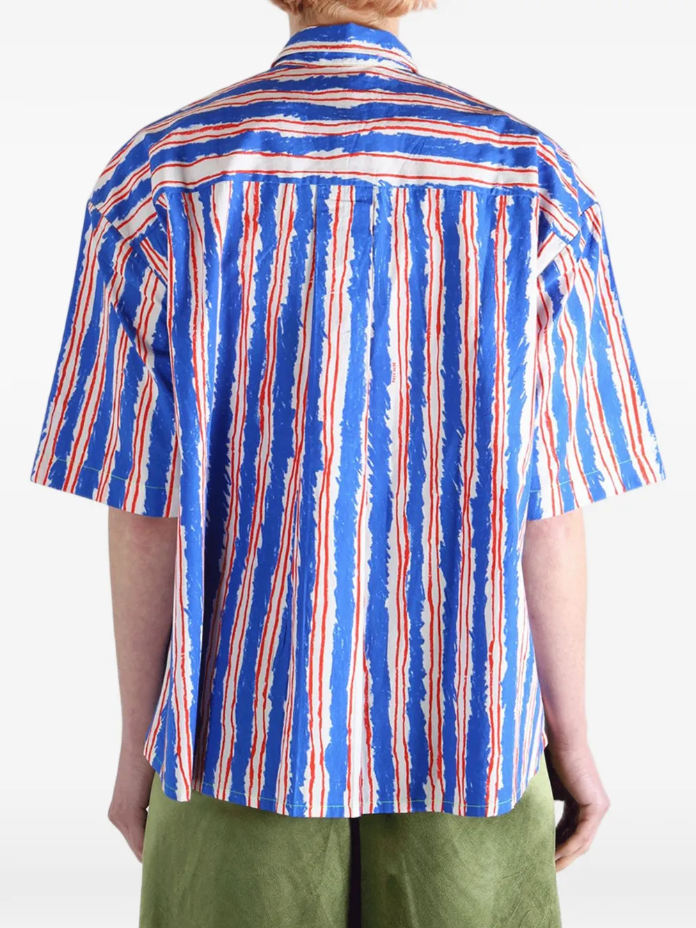Pero Gestreept blouse Blauw