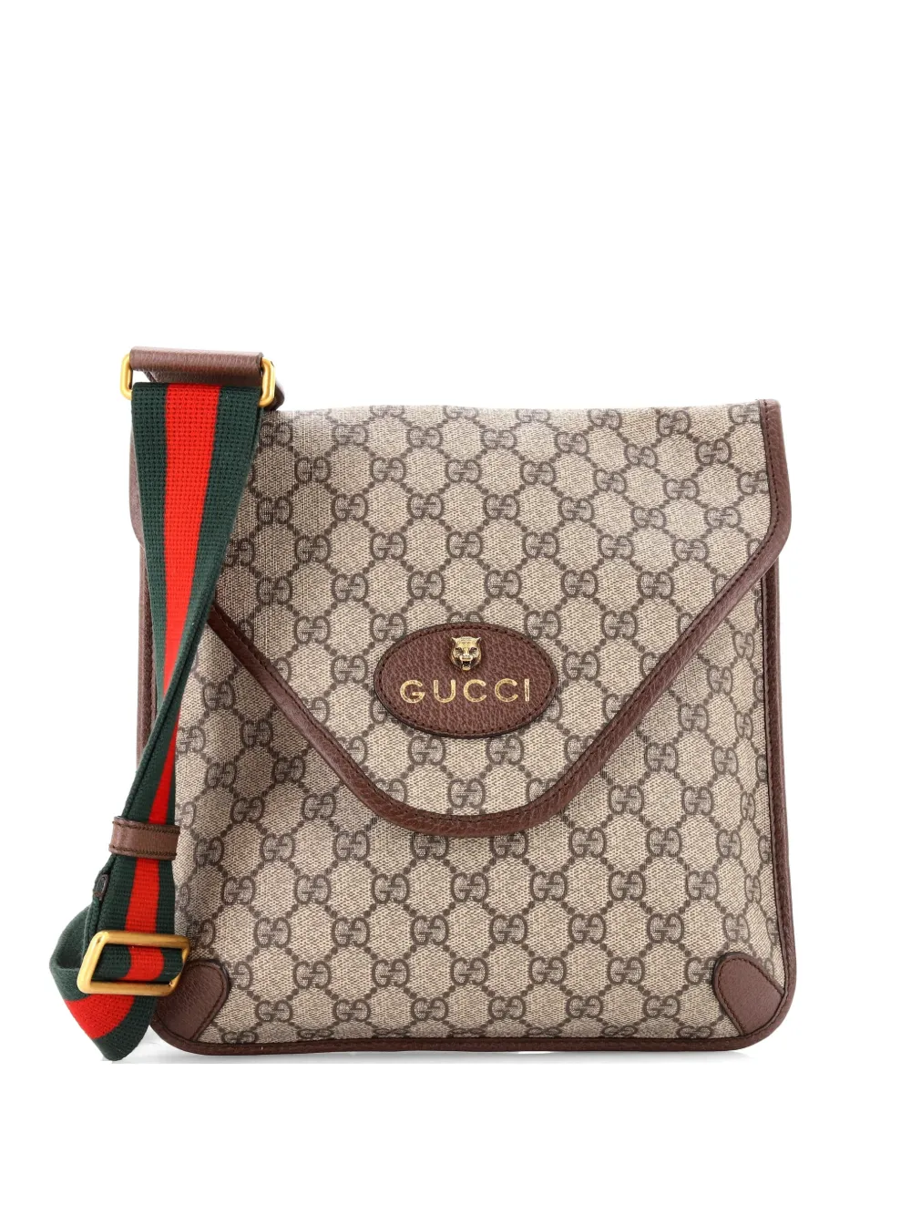Gucci Pre-Owned Neo Vintage Envelope Messenger GG Coated Canvas Medium crossbody bag - Marrone