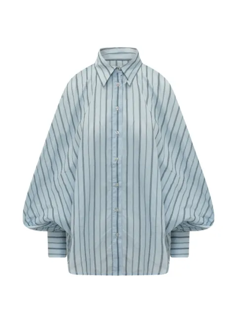 SoSUE striped long sleeve blouse