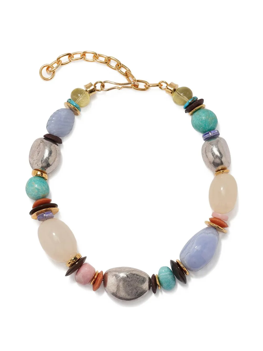 Lizzie Fortunato Baja beaded necklace - Oro