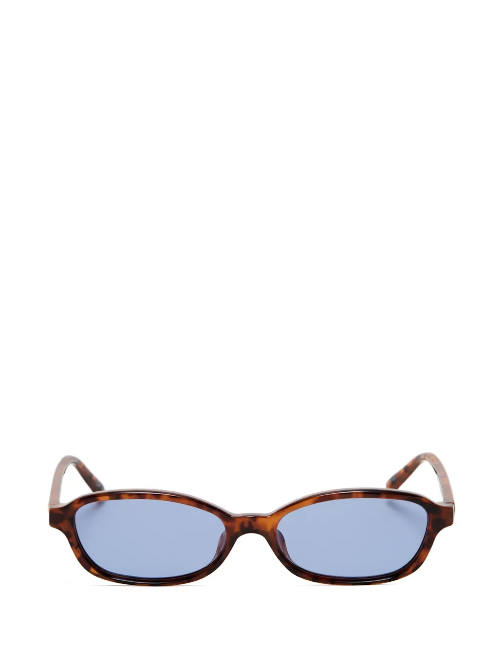 Le Specs Honey Pot tortoise oval-frame sunglasses - Marrone