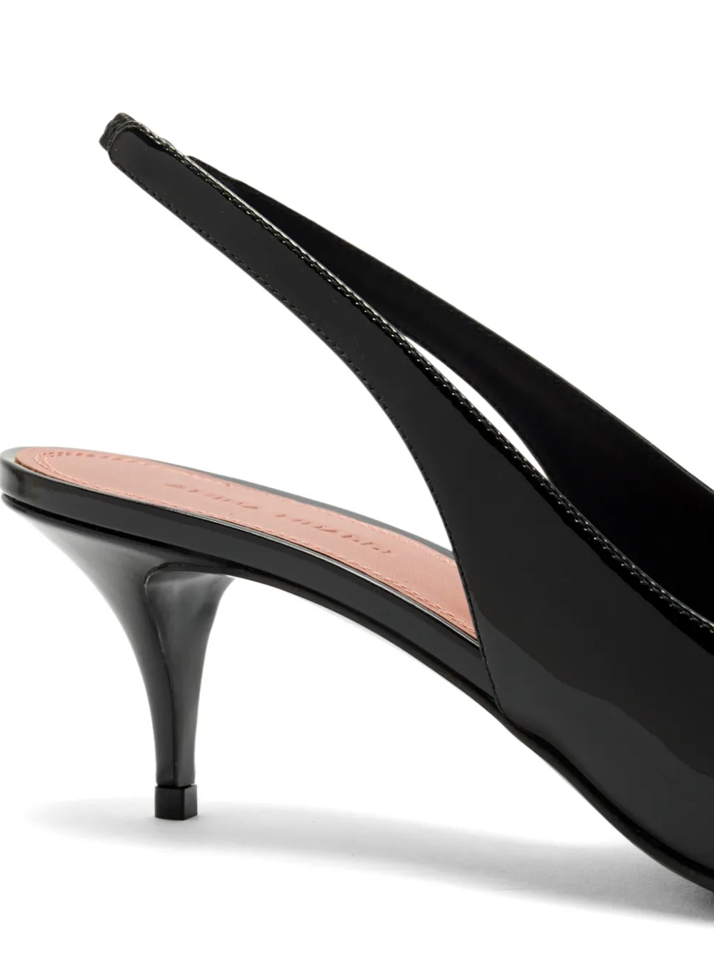 Amina Muaddi Anok slingback pumps Zwart