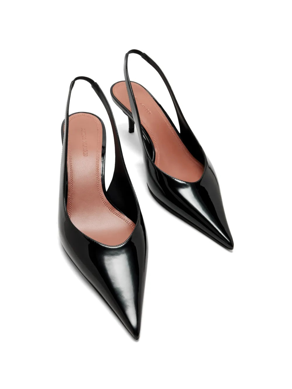 Amina Muaddi Anok slingback pumps Zwart