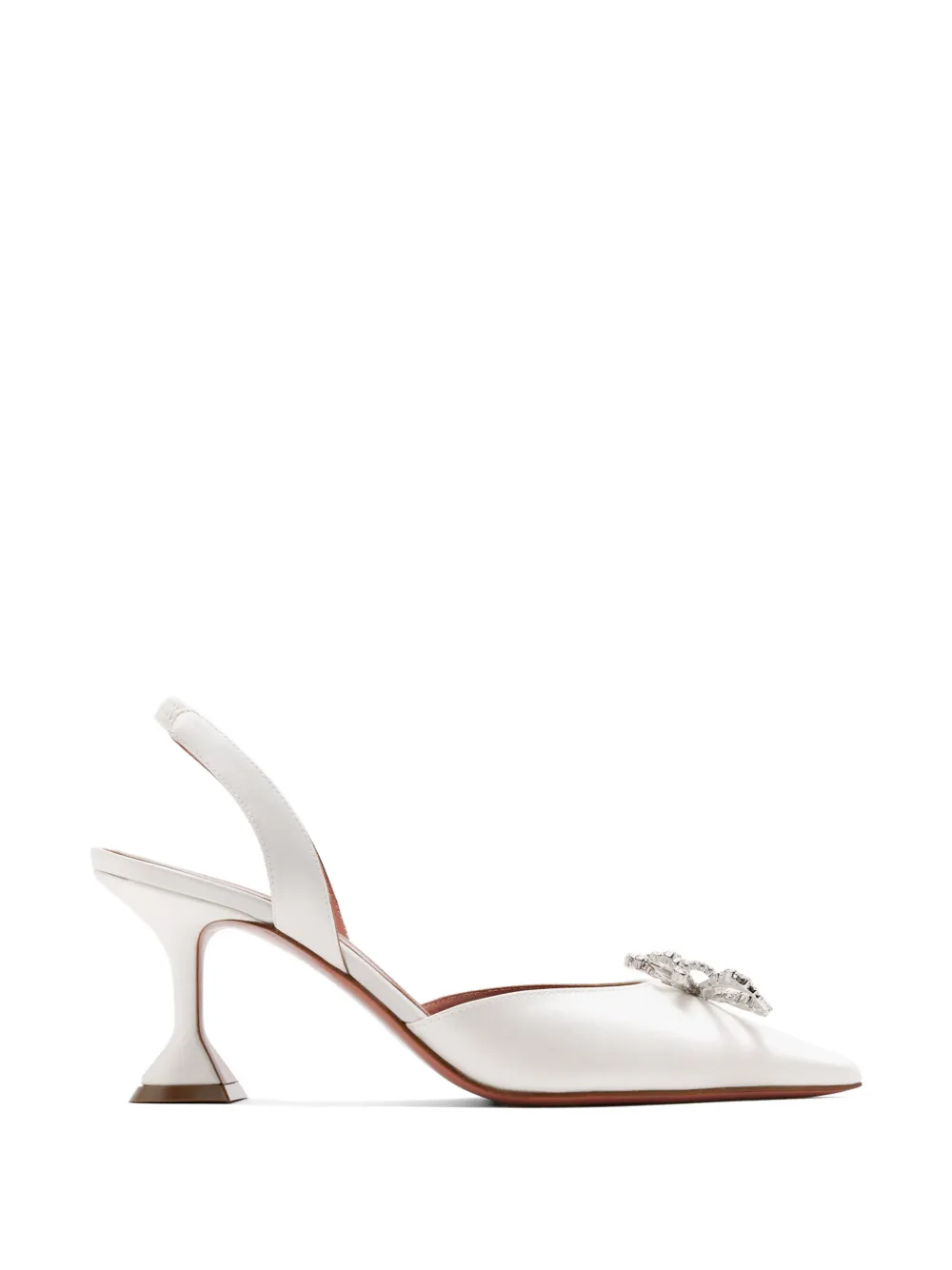 Amina Muaddi Rosie slingback pumps - Weiß
