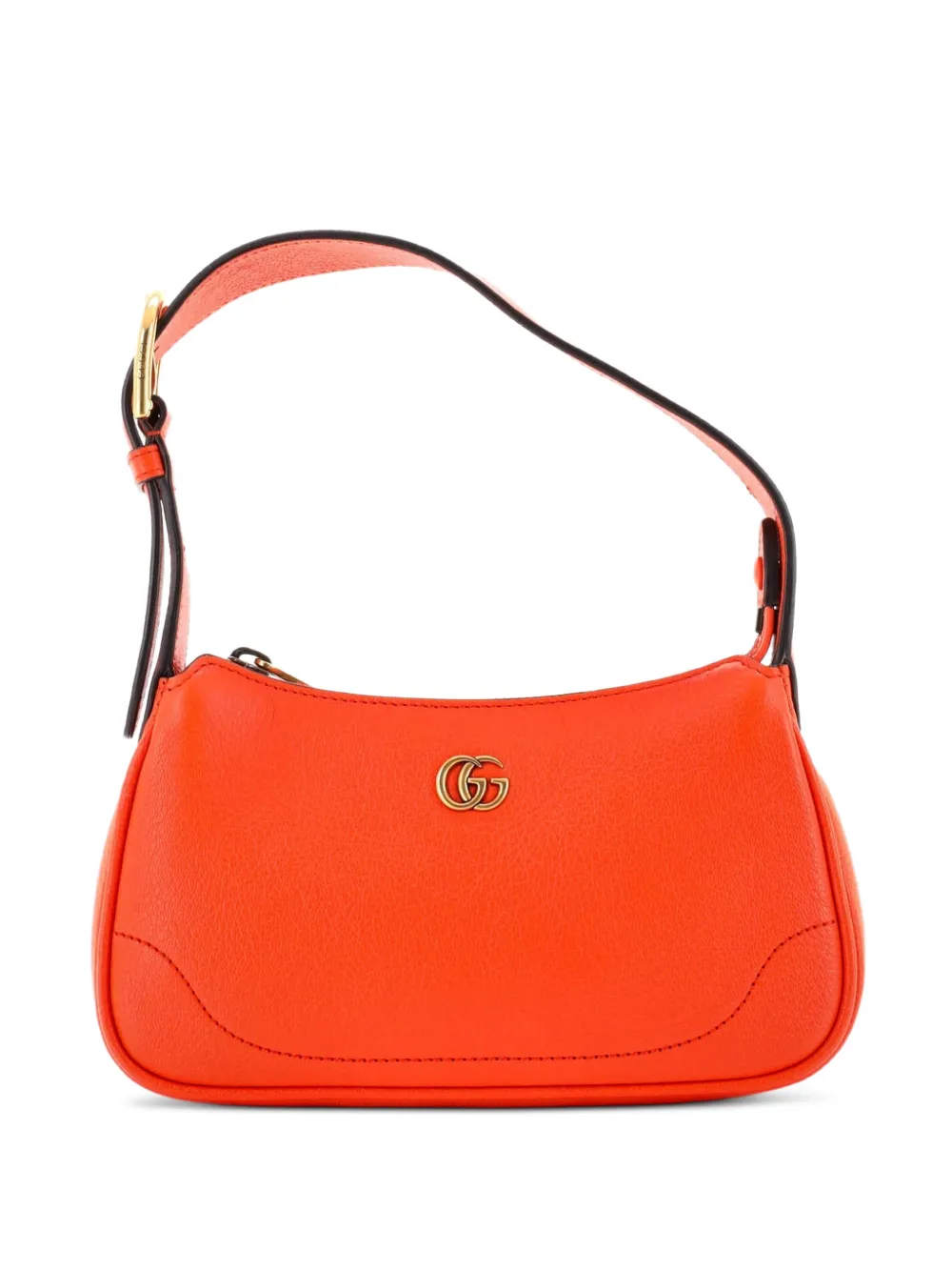 Gucci Pre-Owned Aphrodite Leather Mini shoulder bag - Arancione