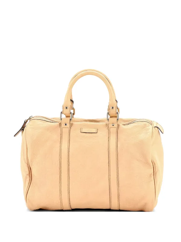 Gucci Pre-owned Joy Boston Bag Guccissima Leather Medium Handbag in Neutrals