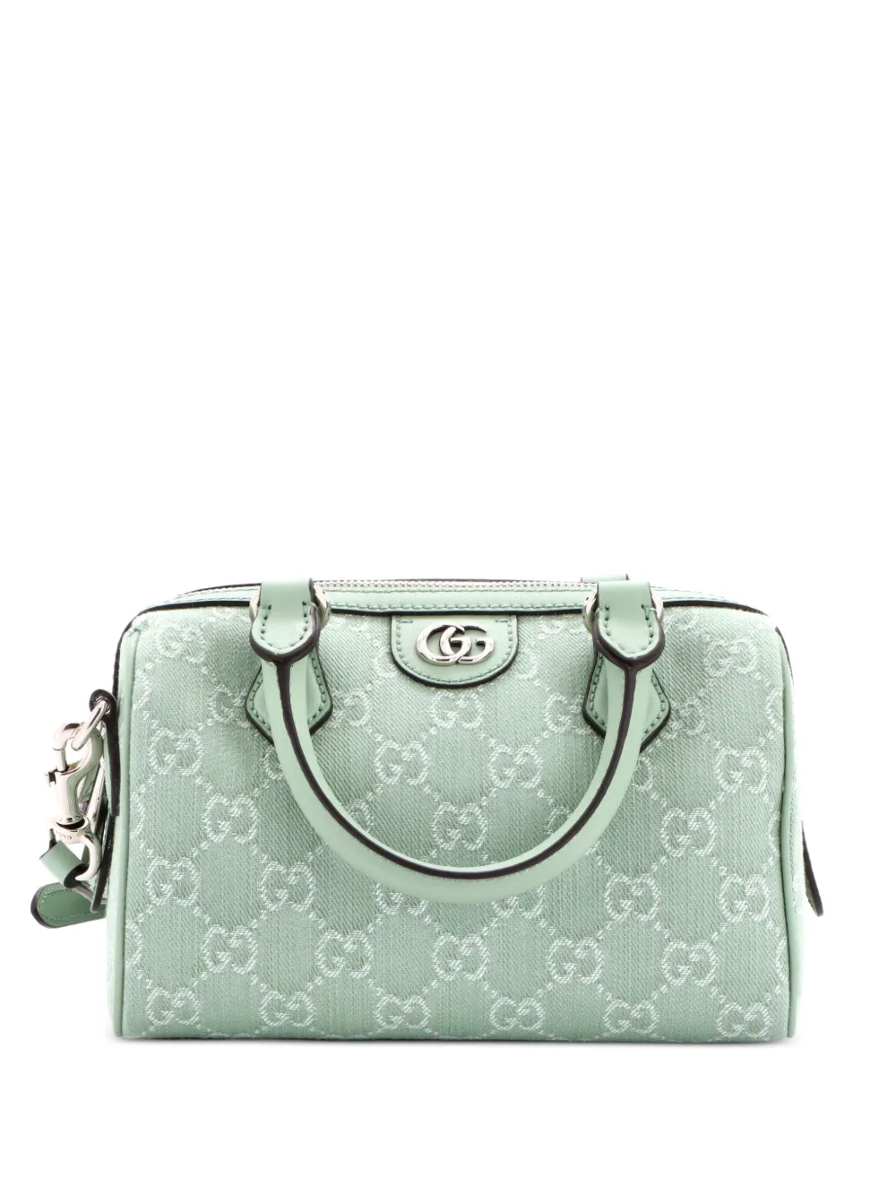 Gucci Pre-Owned Ophidia Convertible Boston Bag GG Denim Mini handbag - Verde