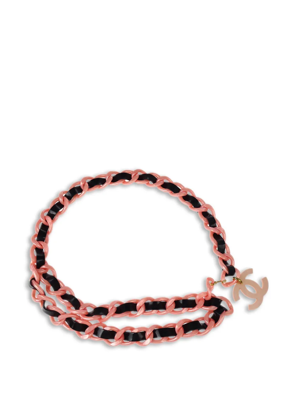 CHANEL Pre-Owned Cintura a catena CC 1994 - Rosa