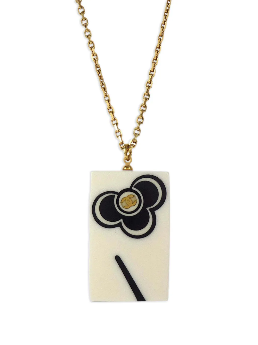 CHANEL Pre-Owned Collana con pendente 2002 - Oro