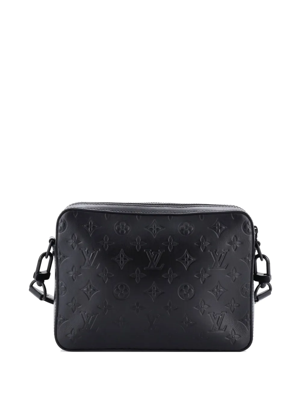 Duo Messenger Bag Monogram Shadow Leather Crossbody Bag