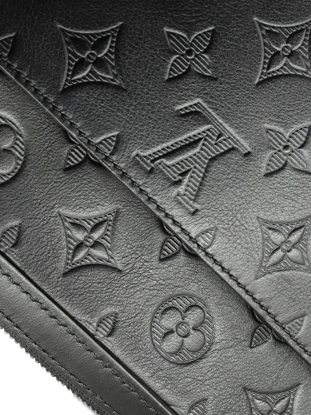 Duo Messenger Bag Monogram Shadow Leather Crossbody Bag