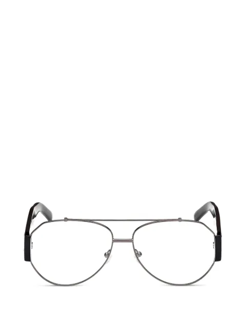 MCM double-bridge pilot-frame glasses