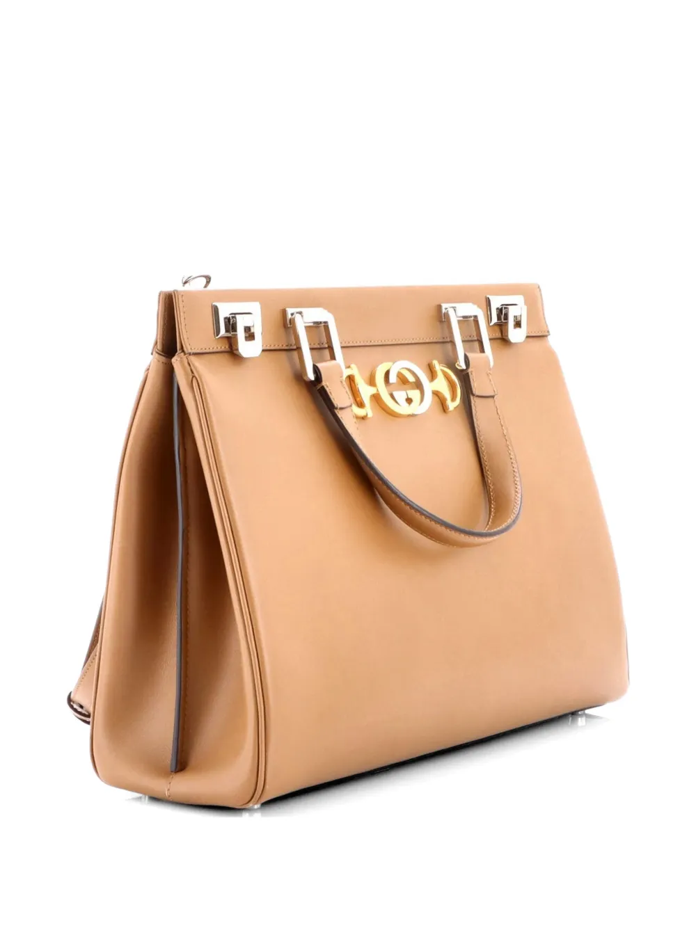 Zumi Top Handle Bag Leather Medium Satchel