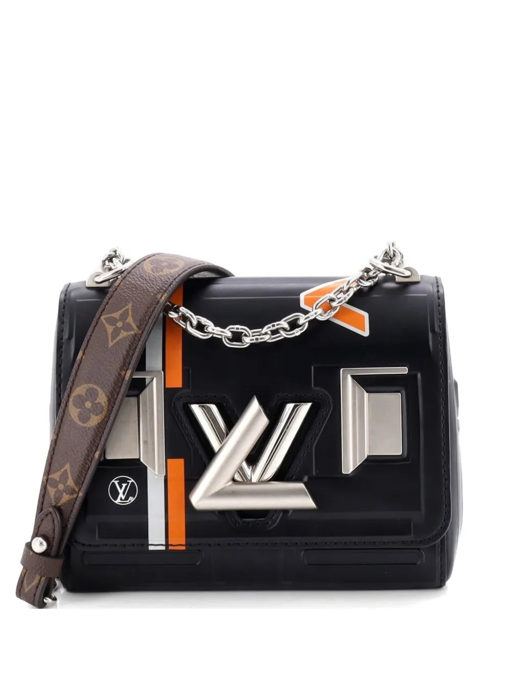 Louis Vuitton Pre-Owned Twist Handbag Limited Edition Embossed Epi Space Leather PM shoulder bag - Nero