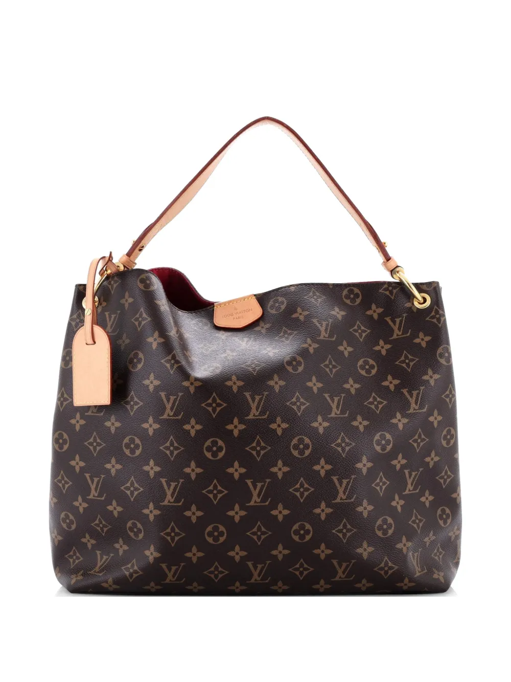 Louis Vuitton Pre-Owned Graceful Handbag Monogram Canvas MM hobo bag - Braun