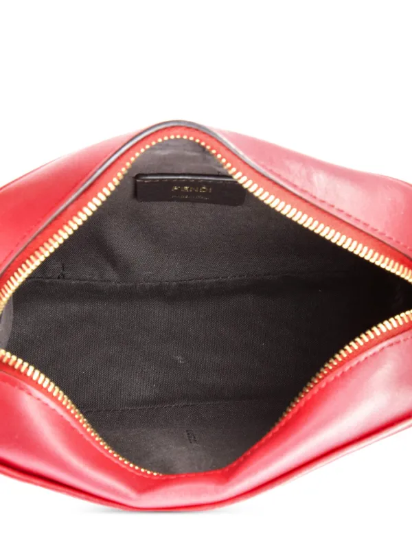 Fendi Pre-Owned カメラ バッグ ズッカ エンボス レザー スモール