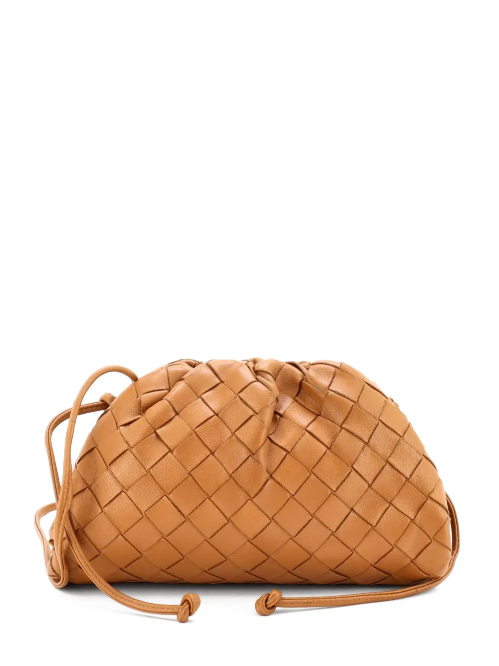 Bottega Veneta Pre-Owned The Pouch Intrecciato Nappa Mini crossbody bag - Marrone