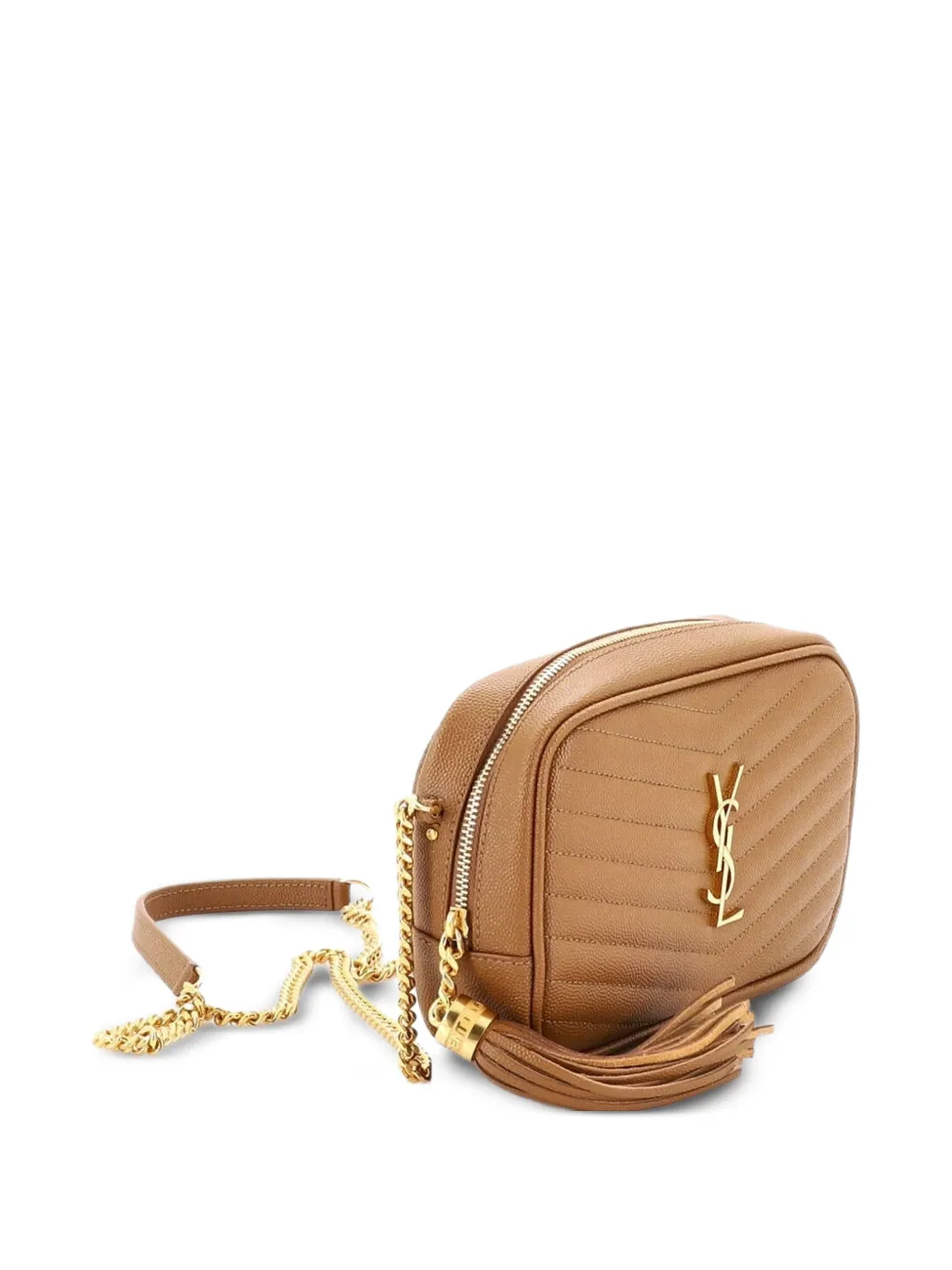 Loulou Matelasse Chevron Leather Mini Crossbody Bag