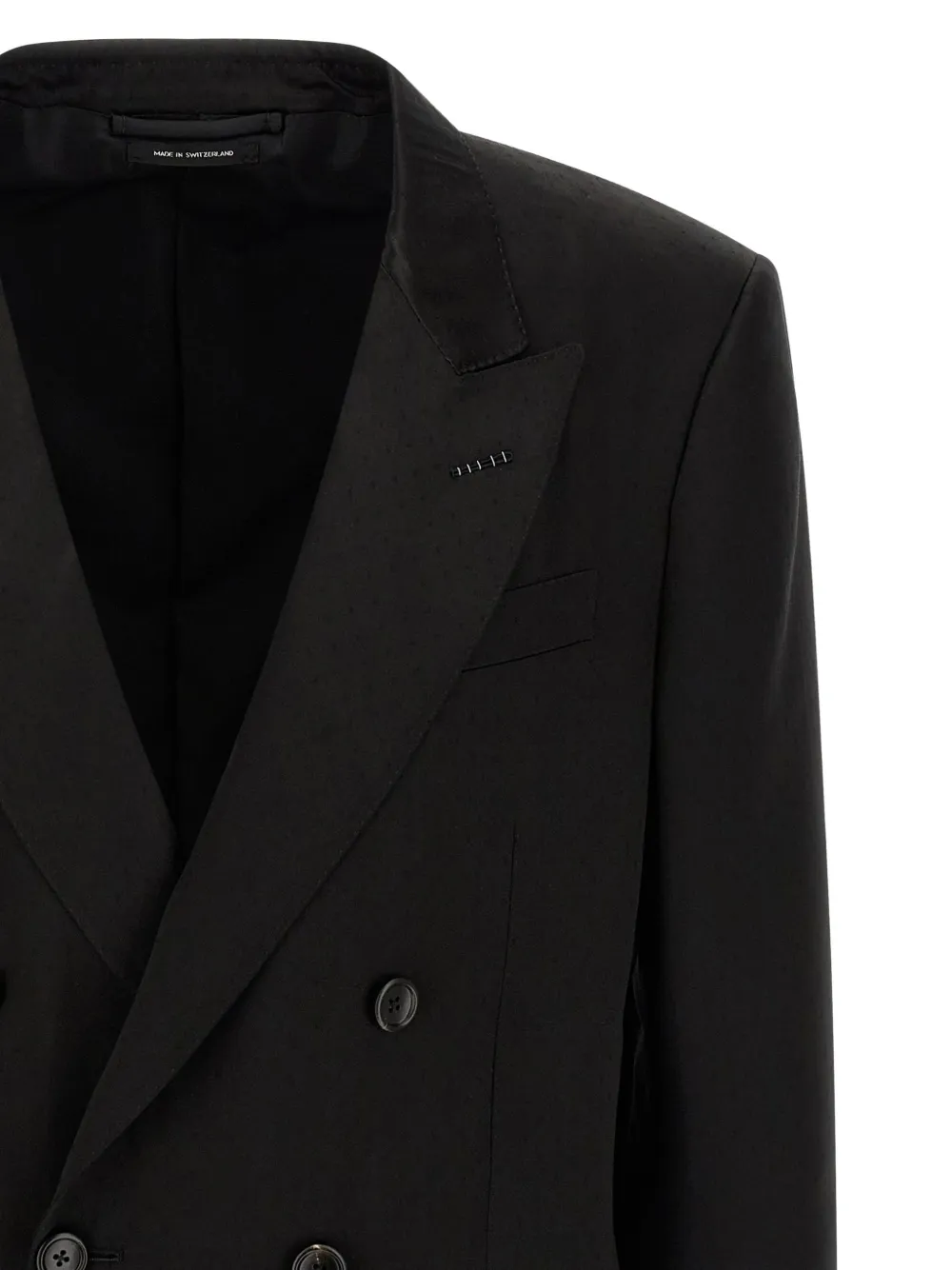  Tom Ford Double-breasted Blazer - Black 