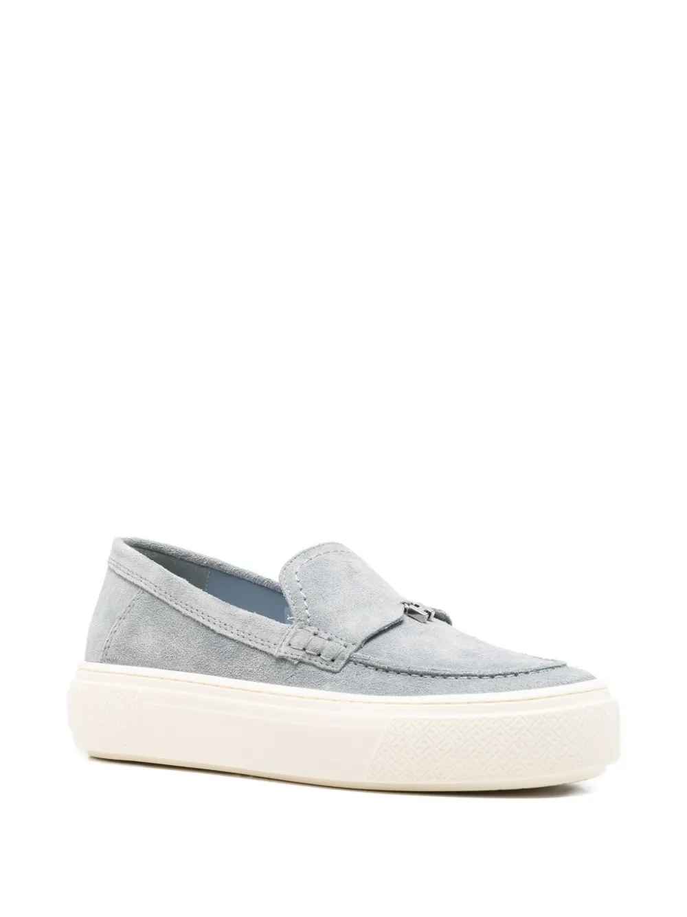 Hogan Loafers met metalen afwerking Blauw