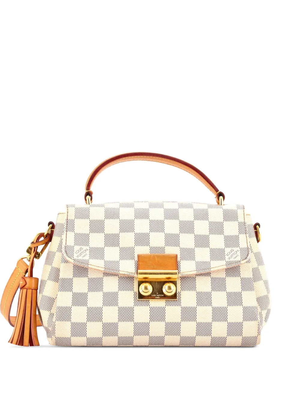 Louis Vuitton Pre-Owned Croisette Handbag Damier crossbody bag - Bianco