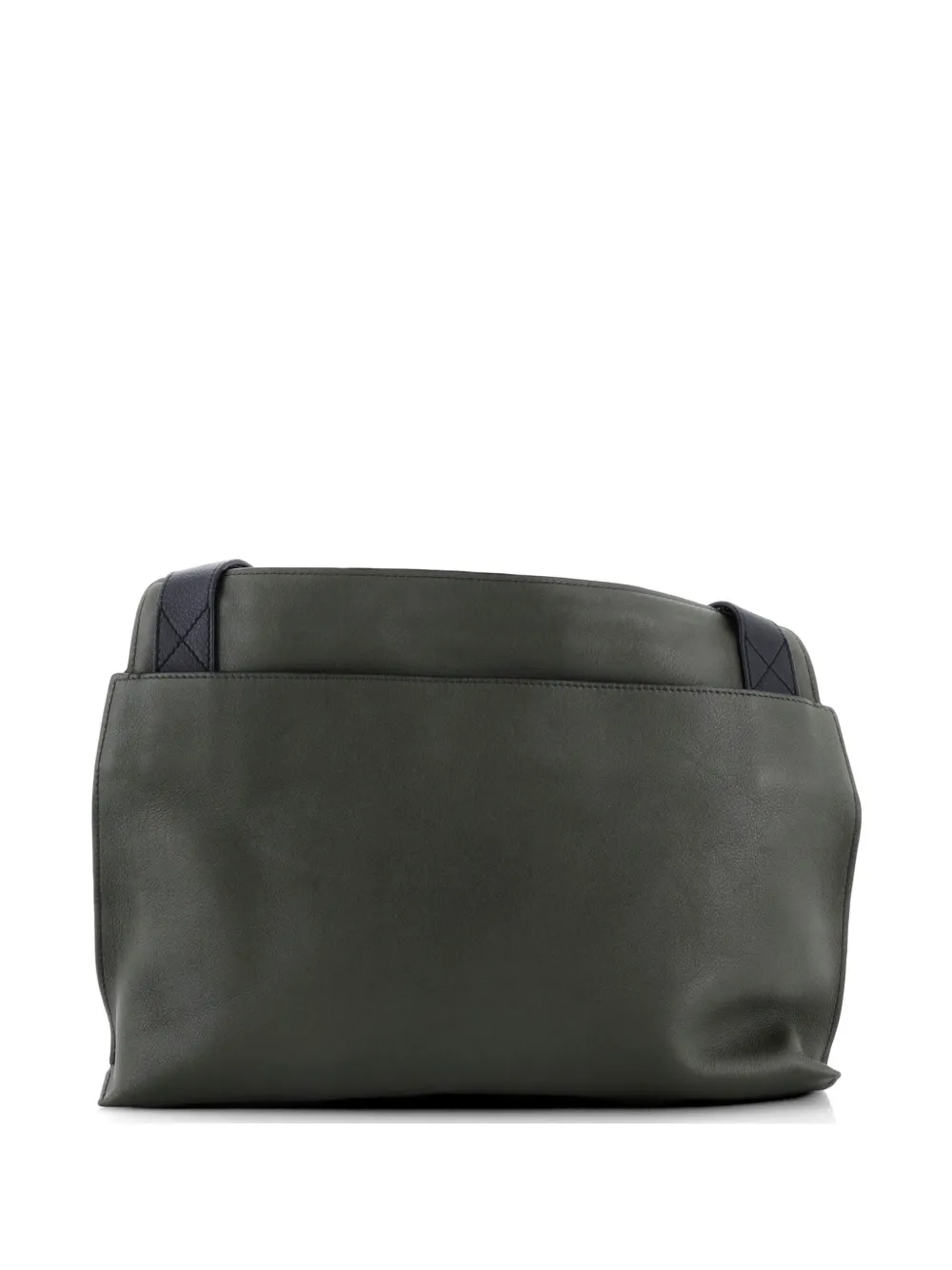 T Messenger Leather Large Crossbody Bag