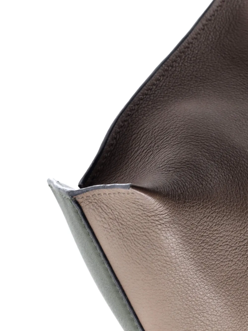 T Messenger Leather Large Crossbody Bag